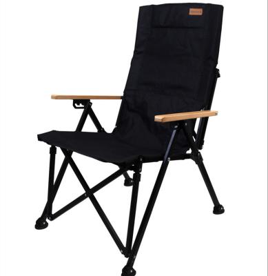 China New Design Portable Outdoor Adjustable Multi-position Adjustable Tilt Backrest Folding Recliner Camping Sofa Chair for sale