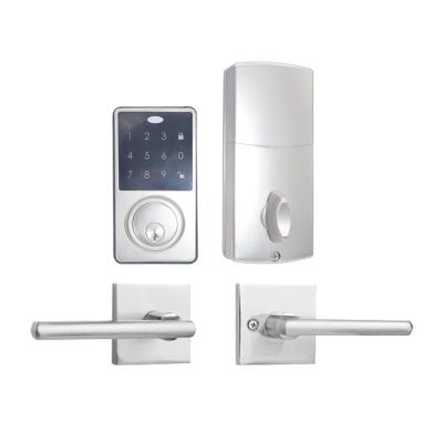 China Hot Selling Amazon Password Apartment Door Lock Smart Combo Deadbolts Keyless Combination Handleset for sale