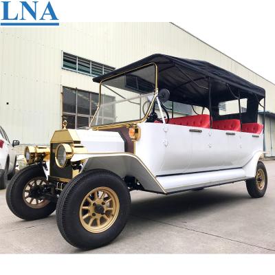 China LNA 4020*1520*1950mm Sightseeing Electric Turns Smoother 8 Seater Vintage Buses for sale