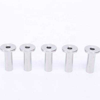 China Standard High yield 1/8 Stainless Steel railing fitting Protective Sleeves for Deck stair fittings for sale