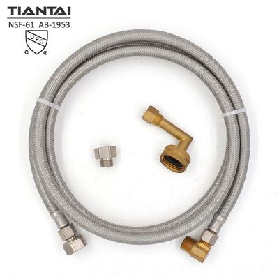 China Dishwasher Water Inlet Hose Stainless Steel Flexible Inlet Hose For Dishwasher for sale