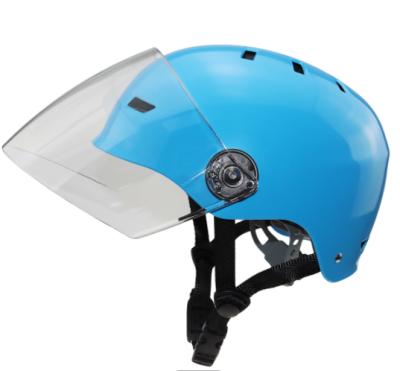 China Breathable Removable Sun Visor Shield E-bike Mountain Helmet Bicycle E-scooter Bike Bicycle Helmets Accessories for sale