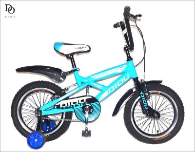 China Hot Selling Custom 12/14/16/18/20 Inch Steel Blue Red Green Training Wheel 20 Inch Steel Frame Kid's Bike for sale