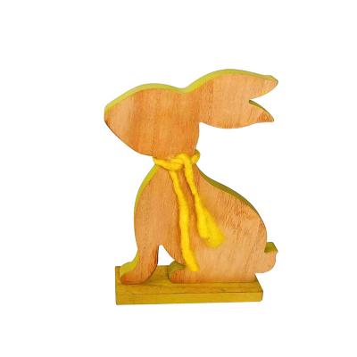 China Luxury Home Decoration Wooden Easter Bunny Children's Gift Easter Bunny for sale