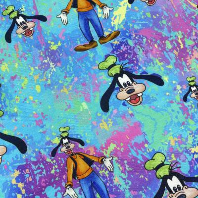 China Custom Print Tear-Resistant 95%Cotton 5%Spandex Lycra Terry Fabric For French Cartoon Design Digital Hoodies for sale