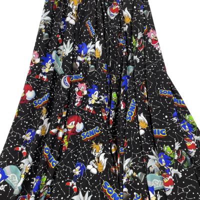 China Stretch China Wholesale Custom Design Digital Printing Rayon Fabric Rayon Lycra for sale