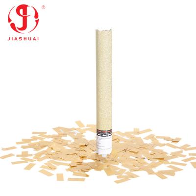 China Unforgettable Environmental Party Paper Poppers Gold Party Decoration Paper Eco-Friendly Confetti for sale