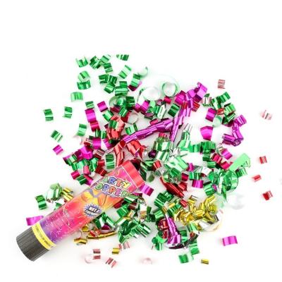 China spring & popular plastic spring confetti snaps, mini confetti cannon wedding confetti cannon for sale