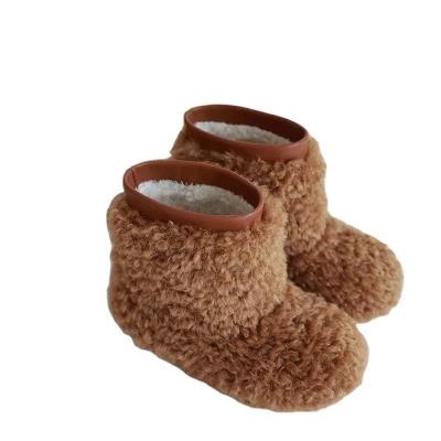 China Wholesale Fashion Toddler Anti-Smell Fashion Fur Kids EVA Winter Outdoor Waterproof Warm Snow Boots For Kids for sale