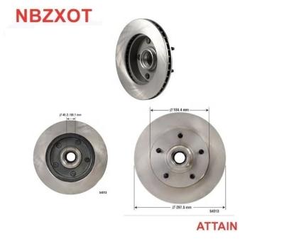 China Amercan car brake disc 54013 54155 54154 54156 55067 54188 brake rotor for American car for sale