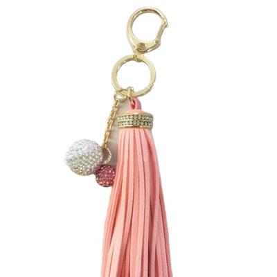 China Durabe; Attractive ; Wholesale Handmade High Quality Carry Factory Microfiber Tassel Fringe For Decorative Key Chain for sale