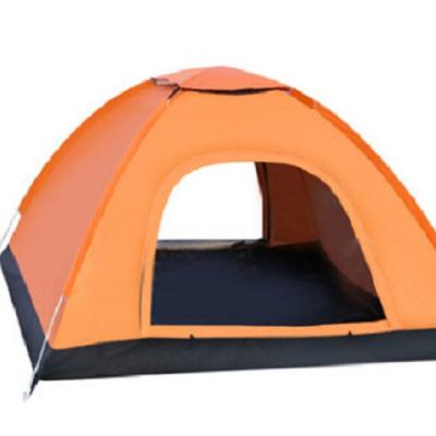 China Diagonal Tying Type Outdoor Camping Tent 3-4 People Camping Field Tent Rainproof Single Tent for sale