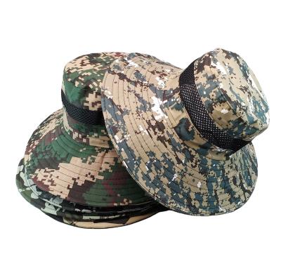 China Fisherman Sun Hat Men Outdoor Camouflage Sunshade Tourism Sun Fishing Hat for sale