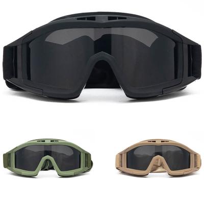 China Cs Windproof Tactical Paintball Sand Fog Wind Desert Monocle Grasshopper Shooting Goggles for sale