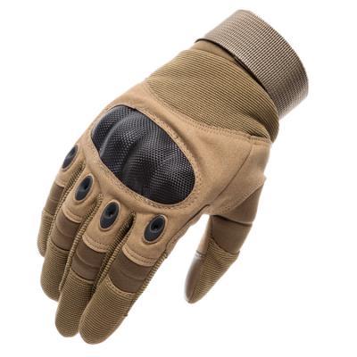 China Custom Full Finger Army Hand Constructors Tactical Construction Anti Impact Work Protective Gloves for sale