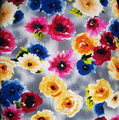 China Plain 100% printed rayon fabric for sale