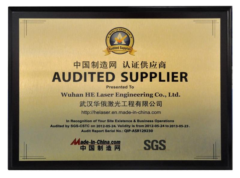 SGS - Wuhan HE Laser Engineering Co., Ltd.