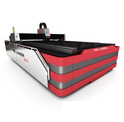 China AC Servo System Driver Fiber Laser Metal Cutting Machine 500W HECF3015I-500 for sale