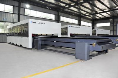 China High Precision stainless steel cutter machines with exchange working table , ISO SGS for sale