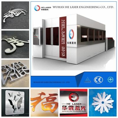 China IPG Carbon Steel / Stainless Steel Laser Cutting Machine with 45m/min Speed for sale