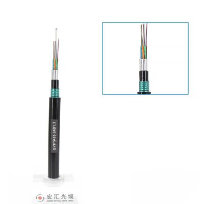 China Duct/good quality aerial and low price outdoor fiber optic cable GYFTA53 for aerial/duct/underground for sale