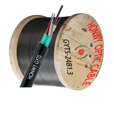 China Duct / Aerial GYTS Fiber Optic Cable Price Please Consult HONWY CHINESE Fiber Optic Cable Factory for sale