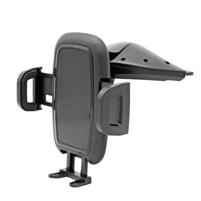 China Adjustable Car Phone Mount Mobile Phone Holder Universal 360 Degree Rotation CD Slot Mobile Phone Mount Cradle for sale