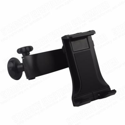 China Universal Eco-friendly Car Headrest Mount Holder with Silicon Holding Net Compatible with Both 3.5-7 inch Phones and 7-10.1 inch Tablets for sale