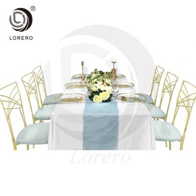 China Dobby Wedding Table Decoration Satin Table Runners for Wedding Party Event Birthday Banquet for sale