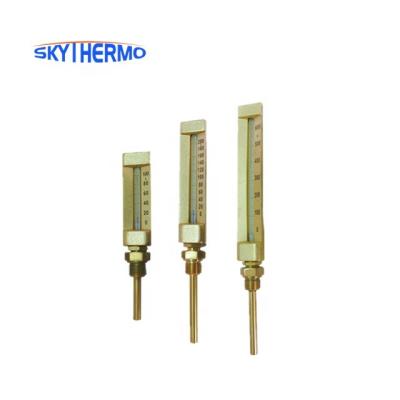 China Industrail Straight Type Glass V Shape Marine Thermometer 8