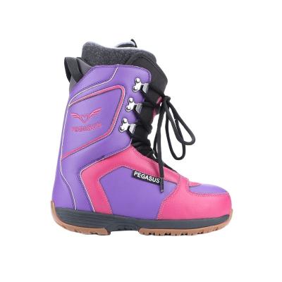 China New Women's Snowboarding Sports Winter Snow Waterproof Ski Boots Ski Shoes Snowboard Boots Warm Non-slip Ski Boots for sale