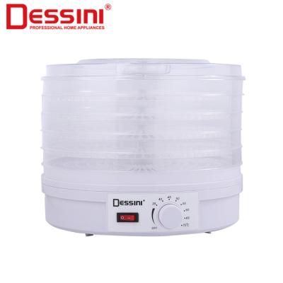 China Household DESSINI Mini Food Drying Machine Home High Quality Use 5 Layers Fruit Food Drier Dehydrator for sale