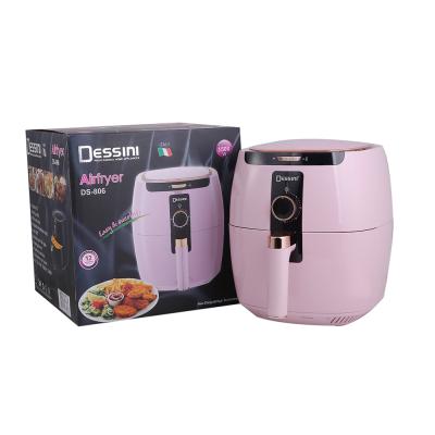 China New 6.5L Oven Air Fryer For Kitchen Multi Functional Adjustable Electric Healthy Oil Free Type Home Fryer DESSINI Household Fun for sale