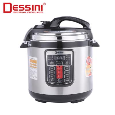 China Household 6 L newcomer household DESSINI non-stick indoor electric pressure multifunctional rice cooker pot for sale