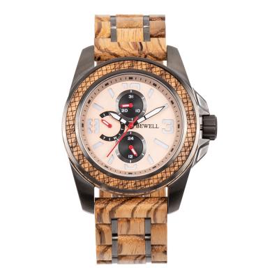 China Chronograph Custom Your Own Brand Mens Luxury Wood Watch High Quality Watch For Men for sale