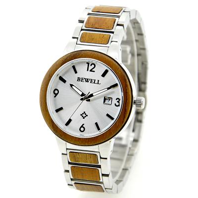 China Top Quality Stainless Steel Date Wrist Stainless Steel Luxury Wood Watch Automatic Mens Watches For Sale Discount Sale for sale