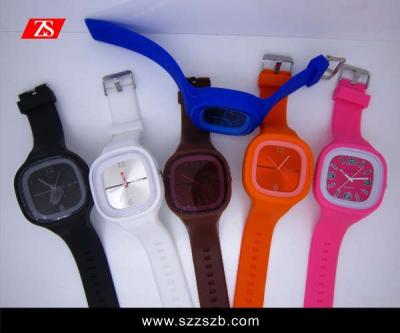 China Day/date silicon wach fashion watch wristwatch for sale