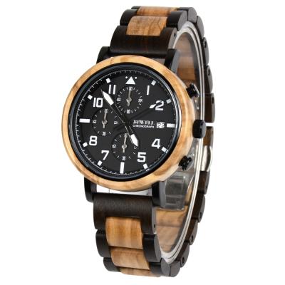 China Factory Wholesale Unisex Water Resistant Fashion Fashion Luxury Stainless Steel and Wooden Wrist Quartz Watch Men for sale