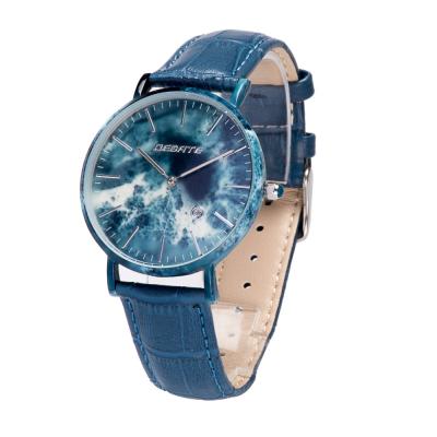 China Not Specified Chinese Suppliers Hot Selling Super Thin Case Metal With Ceramic / Marble Mens Watches Made In China for sale