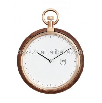 China Wholesale Water Resistant Fashion Advantage Pocket Watch, Natural Wood Pocket Watch For Gift for sale