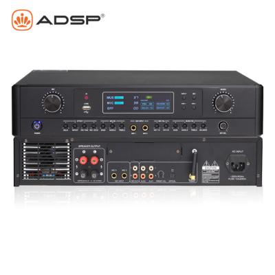 China 24Bit-DSP(ECHO+REVERB) Mixer Sound System  2*200W Professional Digital Stereo Echo Mixing Ktv Karaoke Audio Amplifier for sale