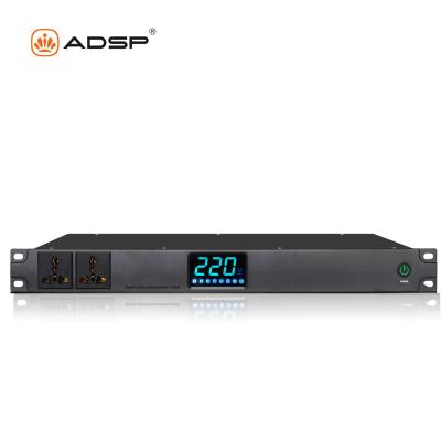 China Big concert Aode S10 Professional power sequence 8 channel audio sequencer With voltage display For ktv live sound stage equipment for sale