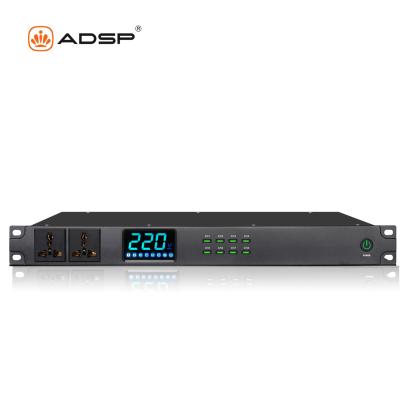 China Big concert Aode S108 professional portable high voltage cabinet electrical sound console distribution power sequencer sequence controller for sale