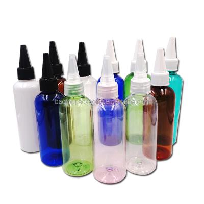 China China 30ml 50ml 60ml 100ml 120ml E liquid PET eliquid bottle plastic ejuice bottle with black twist cap for sale