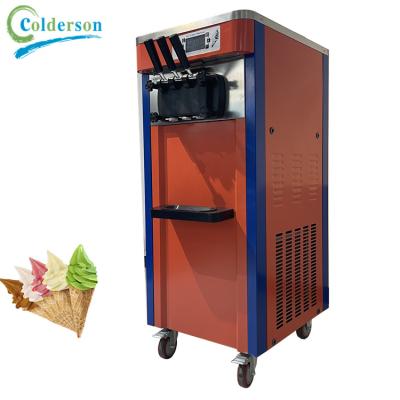 China High Productivity Single Temperature Three Flavors Ice Cream For Dessert Ice Cream Making Machine for sale