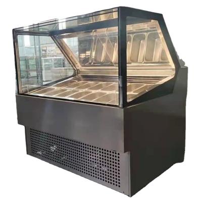 China Single-temperature New Design 20 Pans Ice Cream Freezer Showcase/Deluxe Display Cabinet for sale