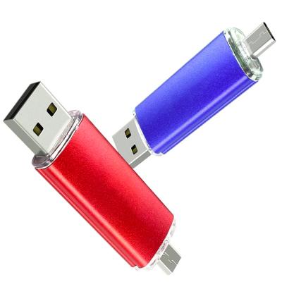 China Fast Speed ​​Data Saving OTG Micro USB2 In 1 Universal USB Drives Pen Flash Drive For Android Phone PC Laptop 8G 16G 32GB 64G for sale