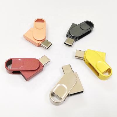 China Metal Mobile Phone OTG Type C USB Universal Flash Drives 8GB For Android Phone PC Laptop for sale