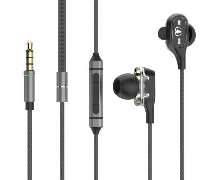 China Active Noise Canceling Wireless Earphone Wired Running In-Ear Sports Headphone Earbuds Volume Control Build In Mic For Mobile Phone Computer Laptop Gaming for sale