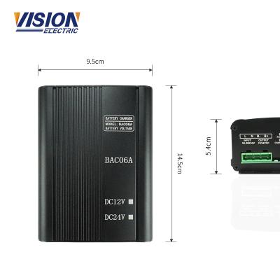 China VISION BAC06A 12V 24V Battery Charger Generator Automatic Manual Switching With 42*24*34 Load for sale